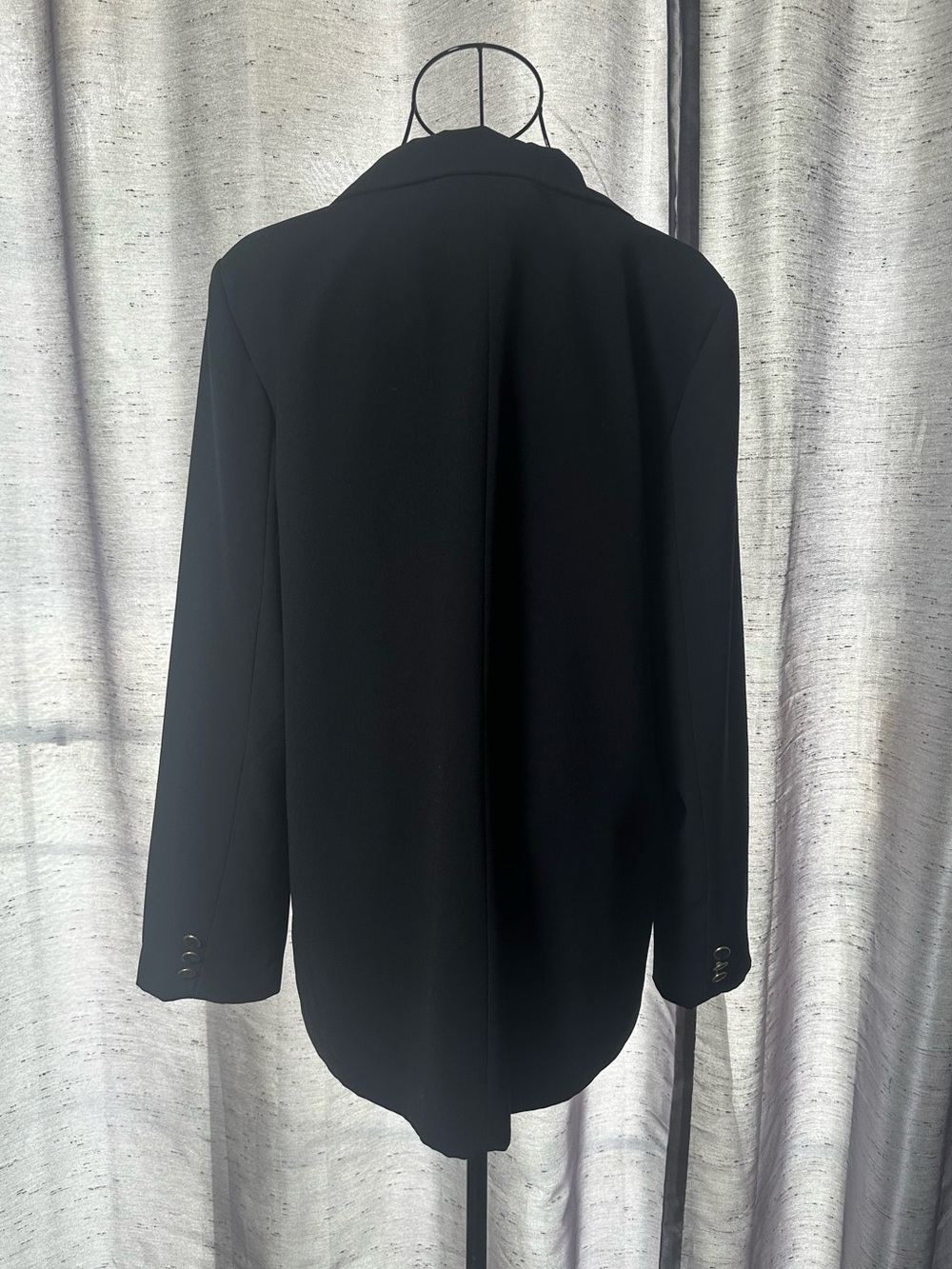 NWT Bob Mackie Wearable Art Black Blazer with Red & Gold Embroidery - Picture 2 of 7